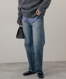 IENA（イエナ）の「YANUK/ヤヌーク 別注 LEA BOYS カットオフ ストレートデニム（デニムパンツ・レディース）」