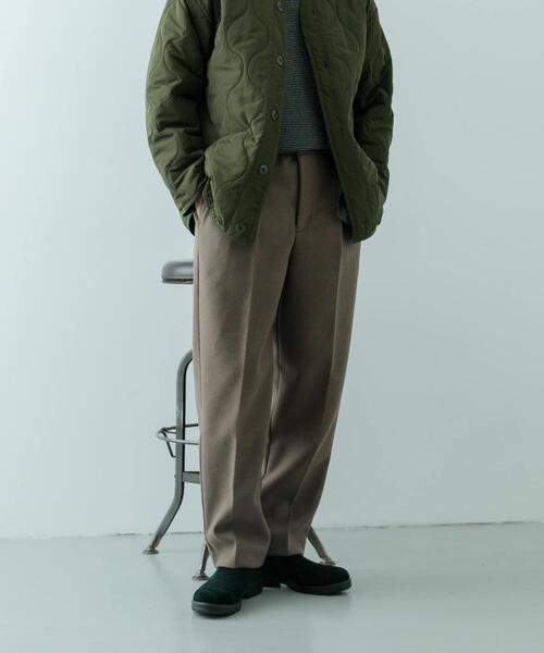 ITEMS URBANRESEARCH（アイテムズ アーバンリサーチ）の「高機能 ジャージーメルトン トラウザー（その他パンツ・メンズ・ブラック/チャコールグレー/ベージュ/ブラウン・MEDIUM/SMALL/LARGE）」の4枚目の写真