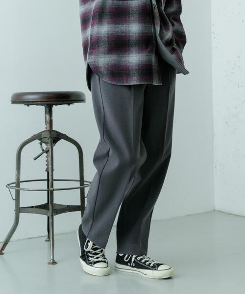 ITEMS URBANRESEARCH（アイテムズ アーバンリサーチ）の「高機能 ジャージーメルトン トラウザー（その他パンツ・メンズ・ブラック/チャコールグレー/ベージュ/ブラウン・MEDIUM/SMALL/LARGE）」の7枚目の写真