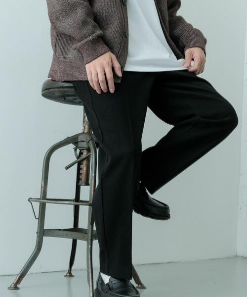 ITEMS URBANRESEARCH（アイテムズ アーバンリサーチ）の「高機能 ジャージーメルトン トラウザー（その他パンツ・メンズ・ブラック/チャコールグレー/ベージュ/ブラウン・MEDIUM/SMALL/LARGE）」の17枚目の写真