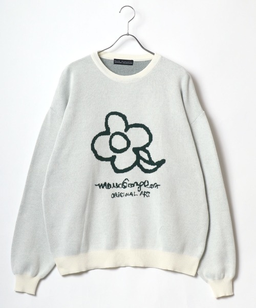 セール】2025AW MARK GONZALES/マークゴンザレス ジャガード刺繍ニット