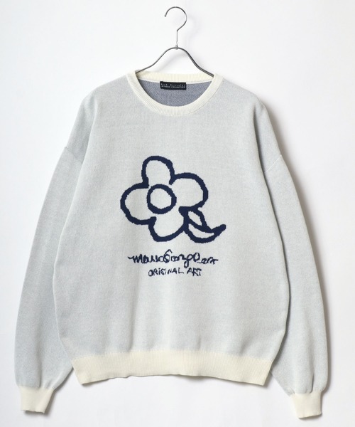 セール】2025AW MARK GONZALES/マークゴンザレス ジャガード刺繍ニット