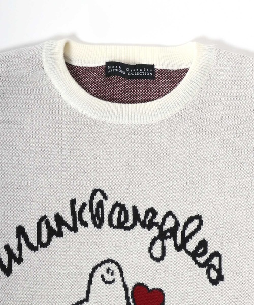 Mark Gonzales（マーク・ゴンザレス）の「2025AW MARK GONZALES/マークゴンザレス ジャガード刺繍ニット ハート/エンジェル/フラワー柄 レディース メンズ（ニット/セーター・レディース・ネイビー/ホワイト系その他/アイボリー/ブラック/ホワイト系その他2/ブラック系その他・M/L）」の14枚目の写真