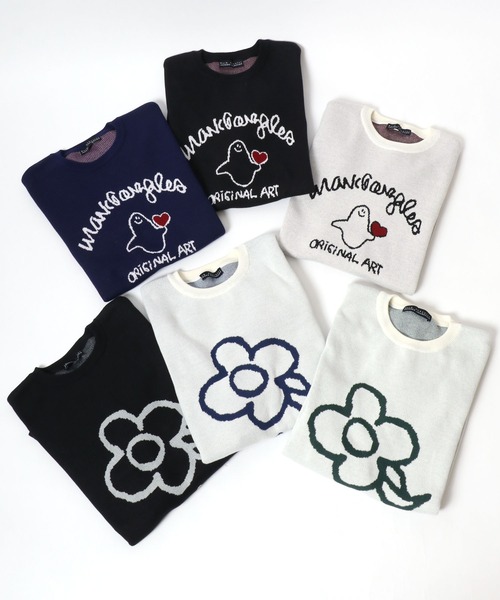 セール】2025AW MARK GONZALES/マークゴンザレス ジャガード刺繍ニット