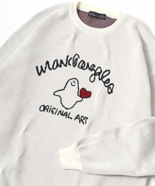 Mark Gonzales（マーク・ゴンザレス）の「2025AW MARK GONZALES/マークゴンザレス ジャガード刺繍ニット ハート/エンジェル/フラワー柄 レディース メンズ（ニット/セーター・レディース・ネイビー/ホワイト系その他/アイボリー/ブラック/ホワイト系その他2/ブラック系その他・M/L）」の20枚目の写真