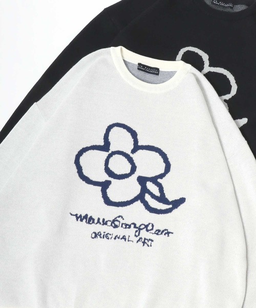 セール】2025AW MARK GONZALES/マークゴンザレス ジャガード刺繍ニット