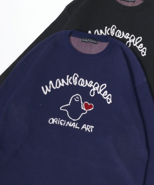 セール】2025AW MARK GONZALES/マークゴンザレス ジャガード刺繍ニット