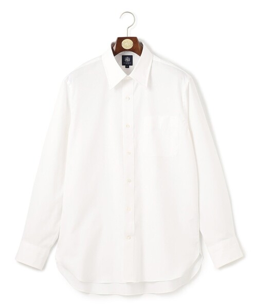 J.PRESS(ジェイプレス)の「【KING SIZE】【定番】【PREMIUM PLEATS / 形態安定】ピンオックス ドレスシャツ / レギュラー(シャツ/ブラウス・メンズ・ホワイト系・5L/4L/3L/2L)」の2枚目の写真