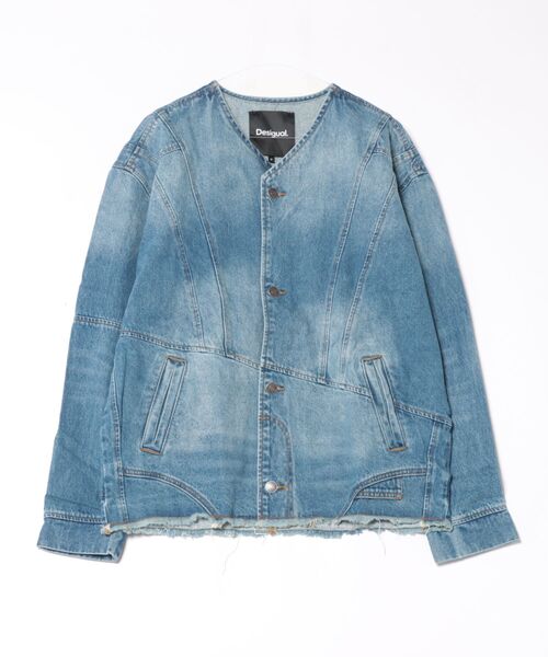 Desigual（デシグアル）の「パッチワークデニムジャケット（デニムジャケット・メンズ・ブルー・XL/L/M/S）」の7枚目の写真
