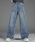 ADRERiAh[j́uvintage side belt flare denim slacks / Be[WTChxgtAfjXbNXifjpcjvbu[n2