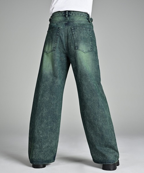 ADRER(アドラー)の「vintage side belt flare denim slacks / ヴィンテージサイドベルトフレアデニムスラックス(デニムパンツ・メンズ・ブルー/ブラック/ブルー系1/ブラック系1/ブルー系2/ブルー系3/グレー・XS/L/M/S)」の12枚目の写真