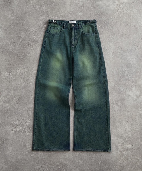 ADRER(アドラー)の「vintage side belt flare denim slacks / ヴィンテージサイドベルトフレアデニムスラックス(デニムパンツ・メンズ・ブルー/ブラック/ブルー系1/ブラック系1/ブルー系2/ブルー系3/グレー・XS/L/M/S)」の13枚目の写真