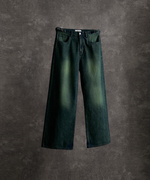 ADRER(アドラー)の「vintage side belt flare denim slacks / ヴィンテージサイドベルトフレアデニムスラックス(デニムパンツ・メンズ・ブルー/ブラック/ブルー系1/ブラック系1/ブルー系2/ブルー系3/グレー・XS/L/M/S)」の14枚目の写真