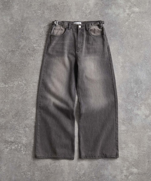 パンツ SIDE BELT DOCKING FLARE PANTS Rosen Kreuz】SIDE BELT DOCKING FLARE PANTS | OUR BRAND,Rosen Kreuz