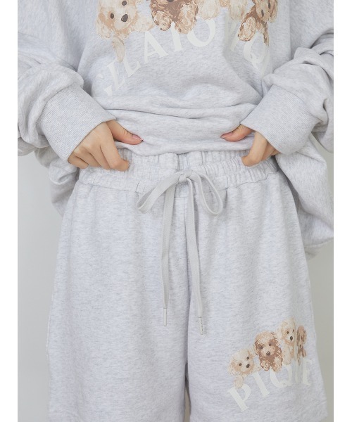 セール】【限定カラーあり】トイプードル裏毛ショートパンツ