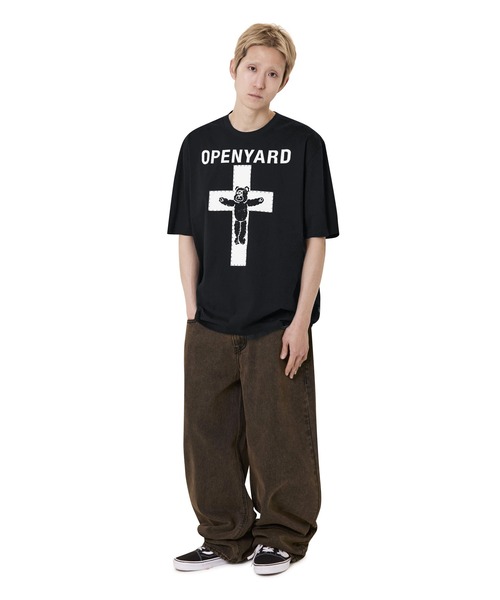 OY（オーワイ）の「『OY/オーワイ』  METAL CROSS ODOLLY TEE/メタルクロスオードリーティーシャツ（Tシャツ/カットソー・レディース・ホワイト/ブラック・XL/M）」の6枚目の写真