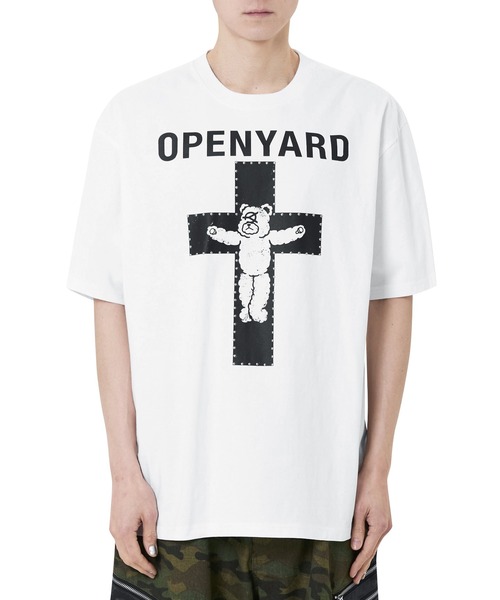 ★OY★L CROSS ODOLLY TEE - WHITE★正規品/韓国直送料込 OY/オーワイ』 METAL CROSS ODOLLY TEE/メタルクロスオードリー