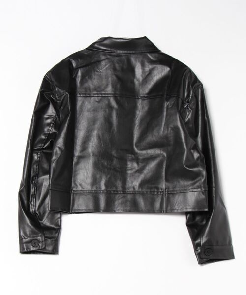 Dita Muaj.(ディータムアージュ)の「ショートレザー ジャケット(ライダースジャケット・レディース・ブラック/テラコッタ・FREE)」の13枚目の写真