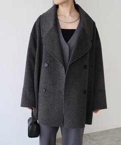 OVER SHOULDER PEAKED LAPEL COAT（テーラードジャケット）｜CLANE