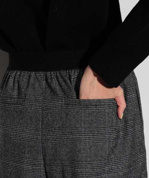 GALLEST(ギャレスト)の「◆イージーストレートワイドパンツ【裏地付き/チェック柄】(その他パンツ・レディース・ライトグレー系1/チャコールグレー・34/36/38/40)」の18枚目の写真