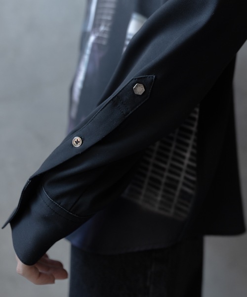 PHILTHEORY（フィルセオリー）の「Graphic shirts/グラフィックシャツ（シャツ/ブラウス・メンズ・ブルー/グレー/ブラック・3/2/1）」の7枚目の写真