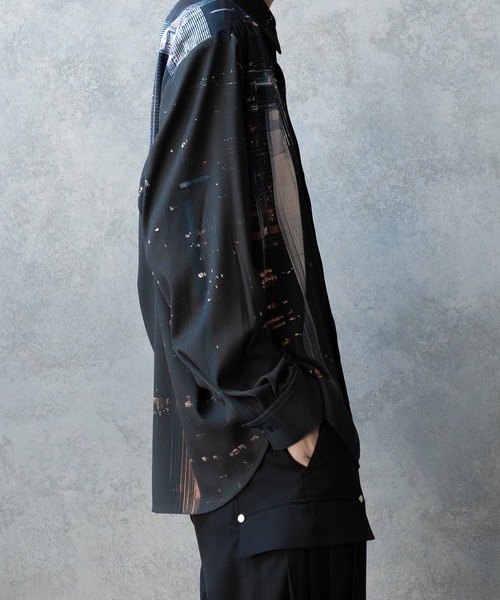 PHILTHEORY（フィルセオリー）の「Graphic shirts/グラフィックシャツ（シャツ/ブラウス・メンズ・ブルー/グレー/ブラック・3/2/1）」の17枚目の写真