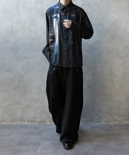 PHILTHEORY（フィルセオリー）の「Graphic shirts/グラフィックシャツ（シャツ/ブラウス・メンズ・ブルー/グレー/ブラック・3/2/1）」の21枚目の写真