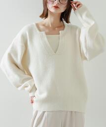 SENSE OF PLACE by URBAN RESEARCH | キーネックコクーンスリーブセーター(ニット/セーター)