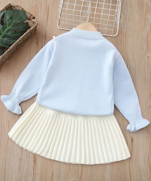 aimoha(アイモハ)の「【aimoha-KIDS-】キャンディースリーブリボンカーディガン(カーディガン/ボレロ・キッズ・ピンク/ブルー/オフホワイト・120/110/100/90/140/130)」の20枚目の写真