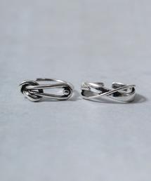 Diliraba（ディリラバ）の「Diliraba 2点セット サイズ調整可能 真鍮 指輪 リング ユニセックス DEUR09A（リング）」