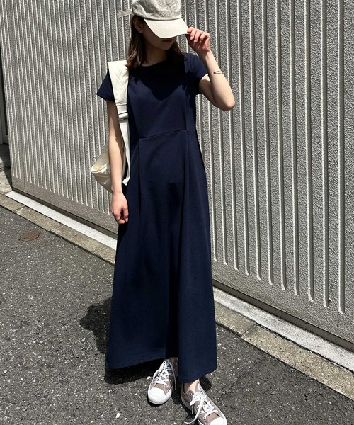 セール】ウエストタックフレアワンピース（ワンピース）｜RANAN
