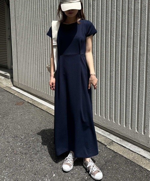 POUR VOUS ウエスト タック フレア ドレス ワンピース ネイビー 楽天市場】【32%OFF 7/26 14:00まで】ウエストタック フレ