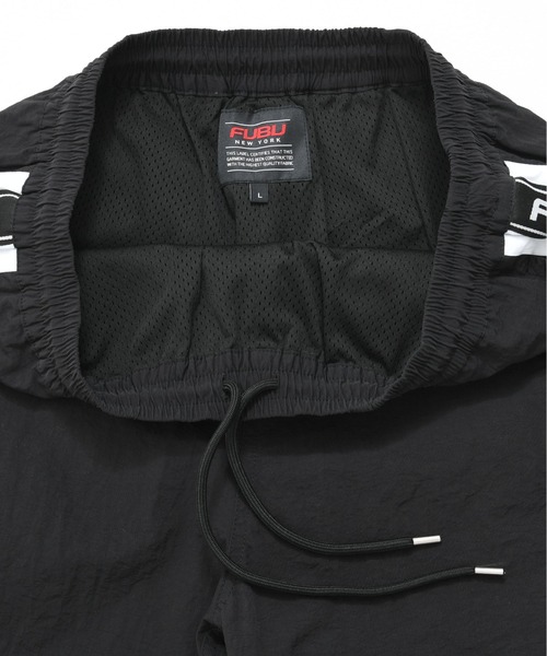 FUBU( フブ)の「FUBU フブ ブランド ロゴ 刺繍 ウエストゴム サイズ調整可能 サイド ロゴテープ ナイロンパンツ トラックパンツ(その他パンツ・メンズ・ブラック/ホワイト・XXL/XL/L/M)」の16枚目の写真