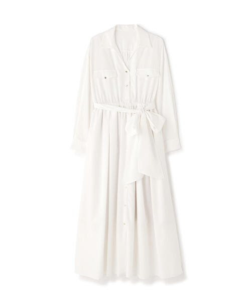 PROPORTION BODY DRESSING(プロポーションボディドレッシング)の「ドロップショルダーシャツワンピース / 1215140202(ワンピース・レディース・パープル/ホワイト/ブルー・SMALL/MEDIUM)」の5枚目の写真