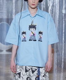 a2o | 【a2o】ラバープリントビッグ半袖シャツ(シャツ/ブラウス)