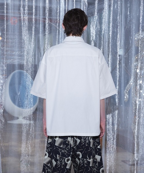 a2o（エーツーオー）の「【a2o】ラバープリントビッグ半袖シャツ（シャツ/ブラウス・メンズ・ホワイト/ブルー・M/L）」の5枚目の写真
