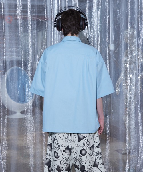 a2o】ラバープリントビッグ半袖シャツ（シャツ/ブラウス）｜a2o