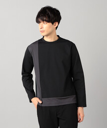 COMME CA MEN | カラーブロック 長袖クルーネック(Tシャツ/カットソー)