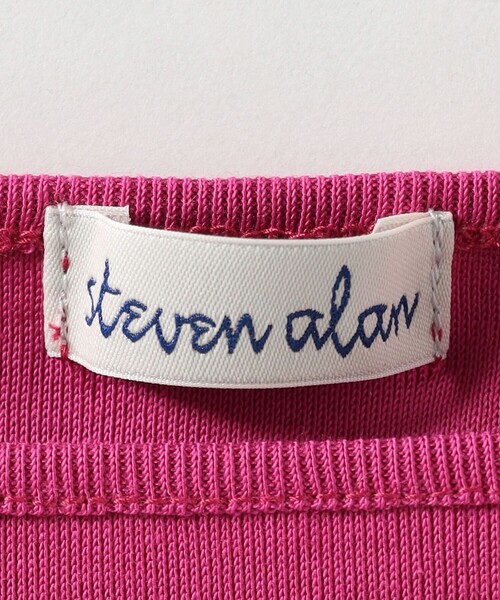 Steven Alan（スティーブンアラン）の「＜Steven Alan＞コットンフライス キャミソール（キャミソール・レディース・ピンク/ダークブラウン/ネイビー/ベージュ・FREE）」の5枚目の写真