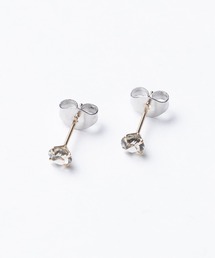 K10 スワロフスキークリスタルピアス / ペア ワンポイントピアス