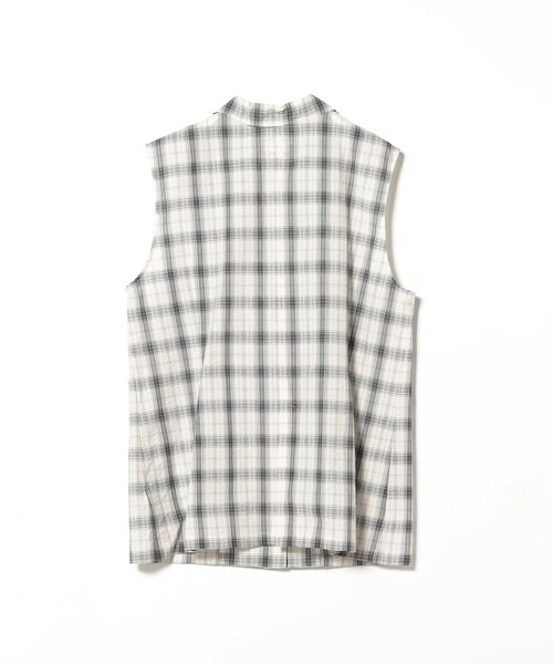 Ray BEAMS（レイビームス）の「チェック テーラード ジレ（ベスト・レディース・ブラック/オフホワイト・ONE SIZE）」の21枚目の写真