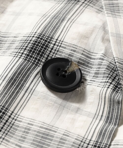 Ray BEAMS（レイビームス）の「チェック テーラード ジレ（ベスト・レディース・ブラック/オフホワイト・ONE SIZE）」の22枚目の写真