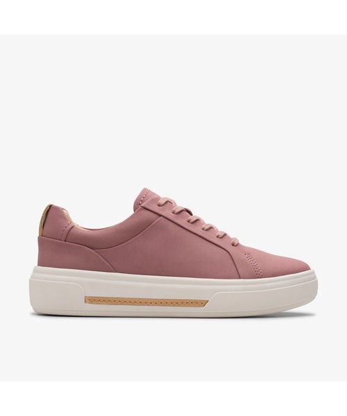 Clarks(クラークス)の「Hollyhock Walk / ホリーホックウォーク(モーブレザーヌバック)(スニーカー・レディース・ピンク・UK3/UK3.5/UK4/UK4.5/UK5/UK5.5/UK6)」の1枚目の写真