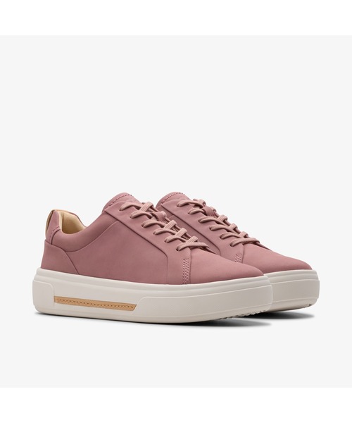 Clarks(クラークス)の「Hollyhock Walk / ホリーホックウォーク(モーブレザーヌバック)(スニーカー・レディース・ピンク・UK3/UK3.5/UK4/UK4.5/UK5/UK5.5/UK6)」の6枚目の写真