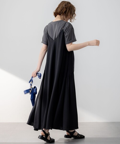 23区(ニジュウサンク)の「【SLOW/一部店舗限定】MVSコットン ロゴTシャツ(Tシャツ/カットソー・レディース・グレー系/ホワイト系/サックスブルー系・40/38)」の16枚目の写真