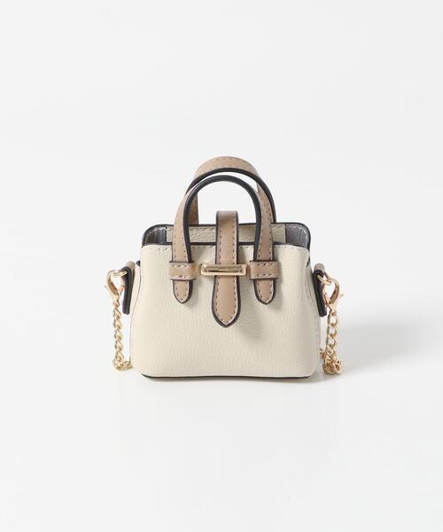 RODE SKO（ロデスコ）の「チェーンショルダーナノバッグ（ショルダーバッグ・レディース・ブラック/アイボリー/ベージュ系その他・ONE）」の15枚目の写真