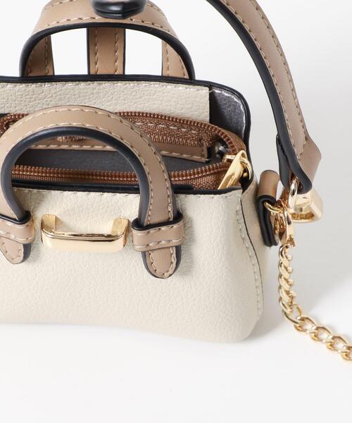 RODE SKO（ロデスコ）の「チェーンショルダーナノバッグ（ショルダーバッグ・レディース・ブラック/アイボリー/ベージュ系その他・ONE）」の16枚目の写真