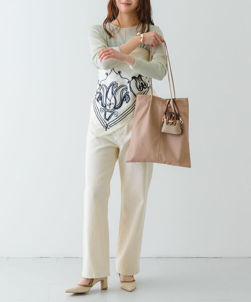 RODE SKO（ロデスコ）の「チェーンショルダーナノバッグ（ショルダーバッグ・レディース・ブラック/アイボリー/ベージュ系その他・ONE）」の19枚目の写真