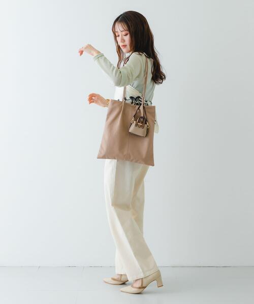 RODE SKO（ロデスコ）の「チェーンショルダーナノバッグ（ショルダーバッグ・レディース・ブラック/アイボリー/ベージュ系その他・ONE）」の22枚目の写真