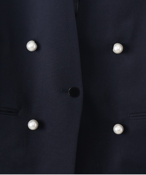 CINOH(チノ)の「BLACK FORMAL ノーカラージャケット(ノーカラージャケット・レディース・ネイビー系1/ネイビー系2/ブラック系その他/ブラック系その他2・36/40/38/38L)」の21枚目の写真